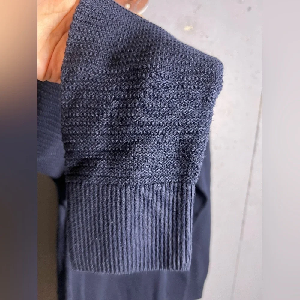 BANANA REPUBLIC Blue Supima Cotton Sweater Hoodie Medium